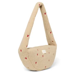 Studio Noos Tasche Teddy Mini Cross Body Bag Ecru Hearts
