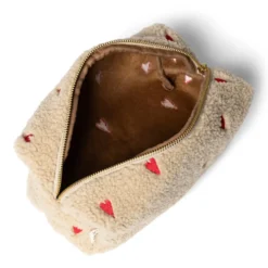 Studio Noos Täschchen Ecru Teddy Hearts