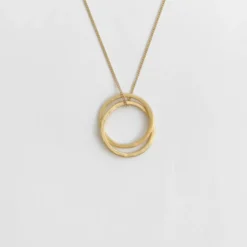 Susi Cala Kette mit Anhänger Twin 'M' Sterlingsilber vergoldet