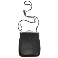 VOLKER LANG Ledertasche Lola Schwarz Nappaleder
