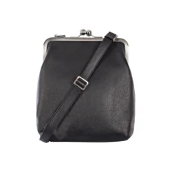VOLKER LANG Ledertasche Lola Schwarz Nappaleder