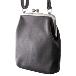VOLKER LANG Ledertasche Lola Schwarz Nappaleder