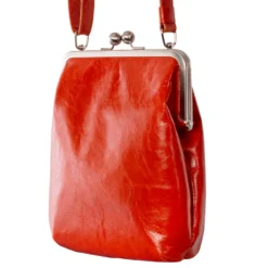 VOLKER LANG Ledertasche Lola Mandarine